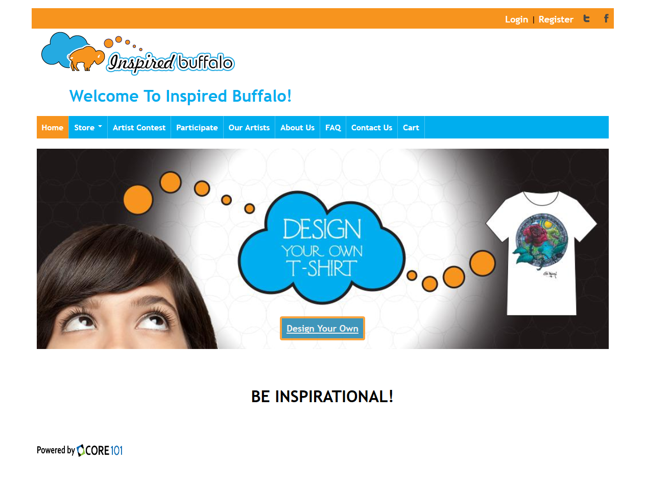 Inspired Buffalo Website Screenshot