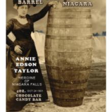 Barrel Over Niagara Postcard Front